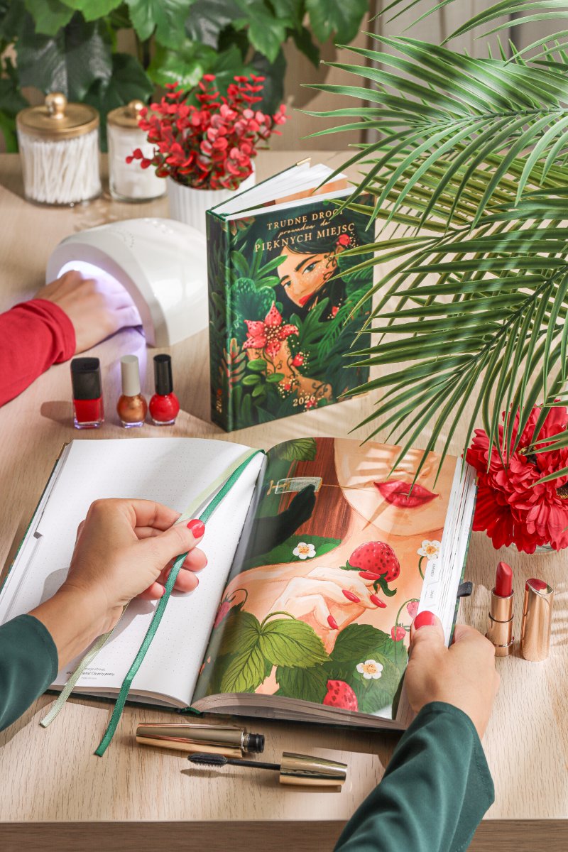 Kalendarz 2026 Zielony Tygodniowy B5