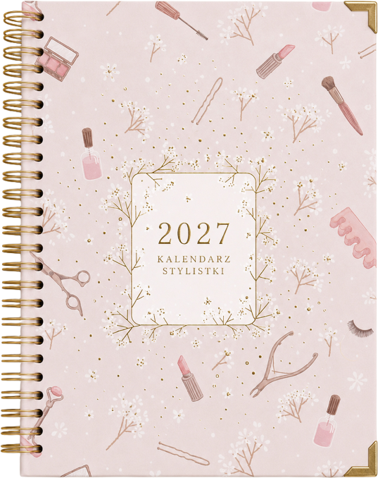 Kalendarz 2027 Salonowy A4 na 3-5 stylistek