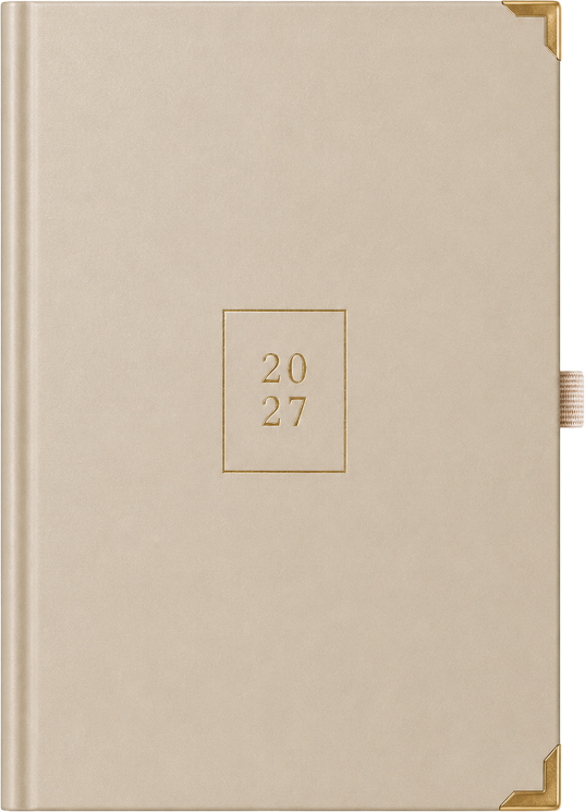 Kalendarz 2027 Szampański Minimal Dwudniowy A5