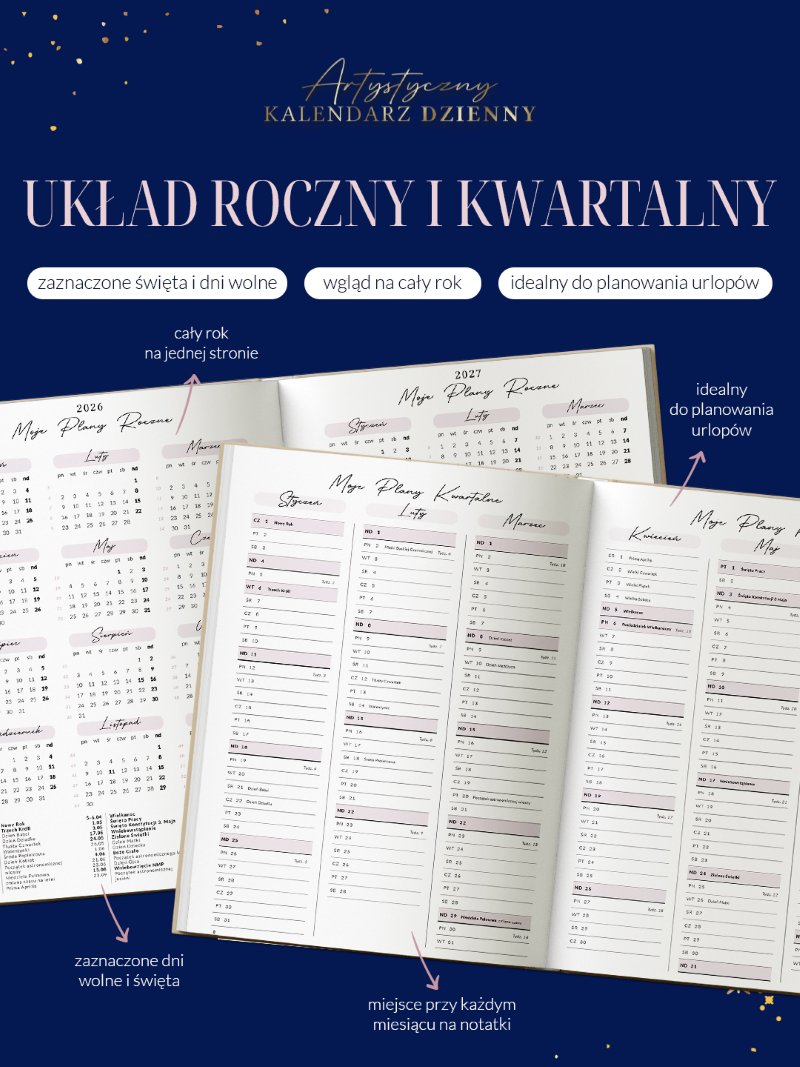 Kalendarz 2027 Syrenkowy Dzienny A5